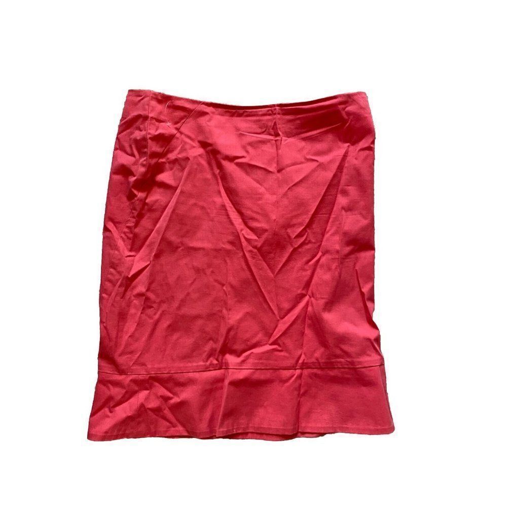 Sisley Skirt Pencil Straight Salmon Rose Pink 42 / US 6